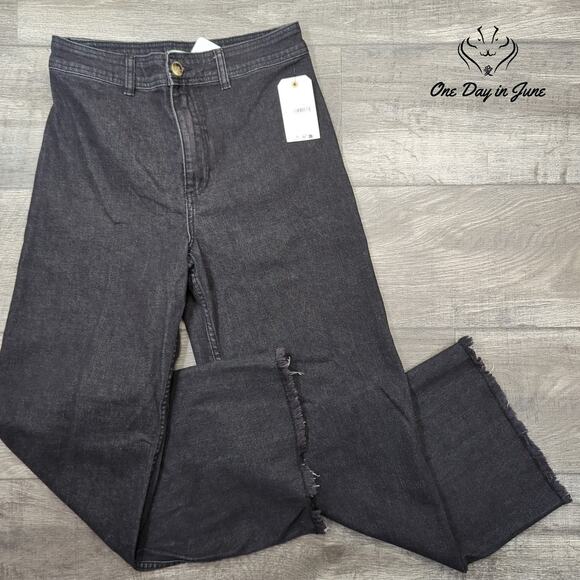 Billabong Black Flare & Wide Leg Jeans - Picture 1 of 6